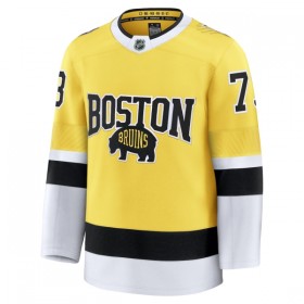 Boston Bruins Hockeydrakt 2025-26 Fanatics NHL Stadium Series Premium Charlie Mcavoy Gold - Herre