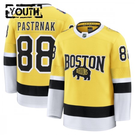 Boston Bruins Hockeydrakt 2025-26 Fanatics NHL Stadium Series Premium David Pastrnak Gold - Barn