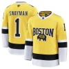 Boston Bruins Hockeydrakt 2025-26 Fanatics NHL Stadium Series Premium Jeremy Swayman Gold - Herre