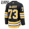 Boston Bruins Hockeydrakt 2025-26 Fanatics Premium Charlie Mcavoy Svart Hjemme - Barn