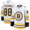 Boston Bruins Hockeydrakt 2025-26 Fanatics Premium David Pastrnak Hvit Borte - Herre