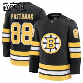 Boston Bruins Hockeydrakt 2025-26 Fanatics Premium David Pastrnak Svart Hjemme - Barn