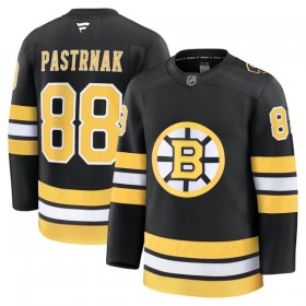 Boston Bruins Hockeydrakt 2025-26 Fanatics Premium David Pastrnak Svart Hjemme - Herre