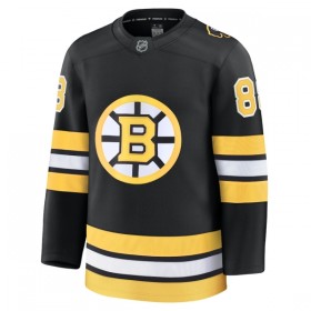 Boston Bruins Hockeydrakt 2025-26 Fanatics Premium David Pastrnak Svart Hjemme - Herre