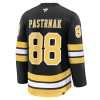 Boston Bruins Hockeydrakt 2025-26 Fanatics Premium David Pastrnak Svart Hjemme - Herre
