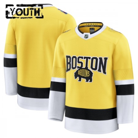 Boston Bruins Hockeydrakt Custom 2025-26 Fanatics NHL Stadium Series Premium Gold - Barn