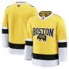 Boston Bruins Hockeydrakt Custom 2025-26 Fanatics NHL Stadium Series Premium Gold - Herre