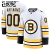 Boston Bruins Hockeydrakt Custom 2025-26 Fanatics Premium Hvit Borte - Barn