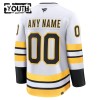 Boston Bruins Hockeydrakt Custom 2025-26 Fanatics Premium Hvit Borte - Barn