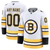 Boston Bruins Hockeydrakt Custom 2025-26 Fanatics Premium Hvit Borte - Herre