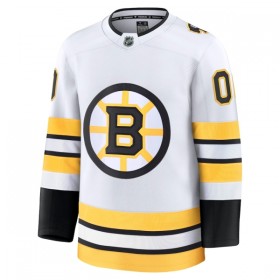 Boston Bruins Hockeydrakt Custom 2025-26 Fanatics Premium Hvit Borte - Herre