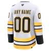 Boston Bruins Hockeydrakt Custom 2025-26 Fanatics Premium Hvit Borte - Herre