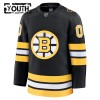 Boston Bruins Hockeydrakt Custom 2025-26 Fanatics Premium Svart Hjemme - Barn