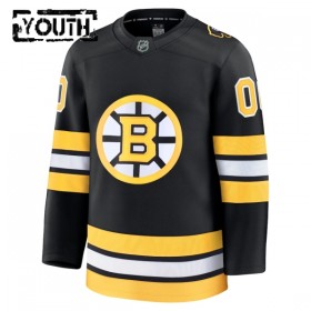 Boston Bruins Hockeydrakt Custom 2025-26 Fanatics Premium Svart Hjemme - Barn