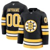 Boston Bruins Hockeydrakt Custom 2025-26 Fanatics Premium Svart Hjemme - Herre