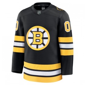 Boston Bruins Hockeydrakt Custom 2025-26 Fanatics Premium Svart Hjemme - Herre