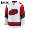 Carolina Hurricanes Hockeydrakt 2025-26 Fanatics Premium Andrei Svechnikov Hvit Borte - Barn