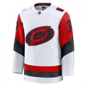 Carolina Hurricanes Hockeydrakt 2025-26 Fanatics Premium Andrei Svechnikov Hvit Borte - Herre