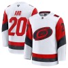 Carolina Hurricanes Hockeydrakt 2025-26 Fanatics Premium Sebastian Aho Hvit Borte - Herre