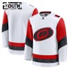 Carolina Hurricanes Hockeydrakt Custom 2025-26 Fanatics Premium Hvit Borte - Barn