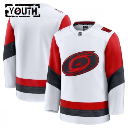 Carolina Hurricanes Hockeydrakt Custom 2025-26 Fanatics Premium Hvit Borte - Barn