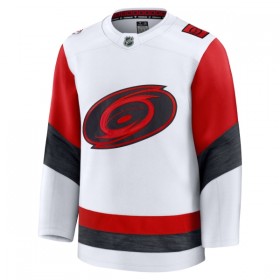 Carolina Hurricanes Hockeydrakt Custom 2025-26 Fanatics Premium Hvit Borte - Herre