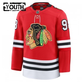 Chicago Blackhawks Hockeydrakt 2025-26 Fanatics Centennial Premium Connor Bedard Rød - Barn