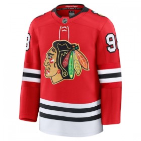 Chicago Blackhawks Hockeydrakt 2025-26 Fanatics Centennial Premium Connor Bedard Rød - Herre