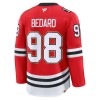 Chicago Blackhawks Hockeydrakt 2025-26 Fanatics Centennial Premium Connor Bedard Rød - Herre