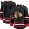 Chicago Blackhawks Hockeydrakt Custom 2025-26 Fanatics Premium Svart Tredje - Barn