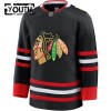 Chicago Blackhawks Hockeydrakt Custom 2025-26 Fanatics Premium Svart Tredje - Barn