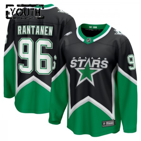 Dallas Stars Hockeydrakt 2025-26 Fanatics Premium Mikko Rantanen Svart Tredje - Barn