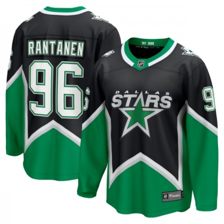 Dallas Stars Hockeydrakt 2025-26 Fanatics Premium Mikko Rantanen Svart Tredje - Herre