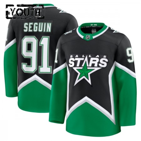 Dallas Stars Hockeydrakt 2025-26 Fanatics Premium Tyler Seguin Svart Tredje - Barn
