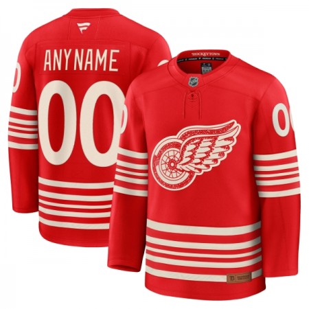 Detroit Red Wings Hockeydrakt Custom 2025-26 Fanatics Centennial Premium Rød - Herre