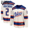 Edmonton Oilers Hockeydrakt 2025-26 Fanatics Premium Evan Bouchard Hvit Tredje - Barn
