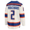 Edmonton Oilers Hockeydrakt 2025-26 Fanatics Premium Evan Bouchard Hvit Tredje - Herre