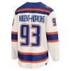 Edmonton Oilers Hockeydrakt 2025-26 Fanatics Premium Ryan Nugent-Hopkins Hvit Tredje - Herre