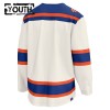 Edmonton Oilers Hockeydrakt Custom 2025-26 Fanatics Premium Hvit Tredje - Barn
