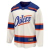 Edmonton Oilers Hockeydrakt Custom 2025-26 Fanatics Premium Hvit Tredje - Herre