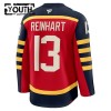 Florida Panthers Hockeydrakt 2025-26 Fanatics Premium Sam Reinhart Rød Winter Classic - Barn