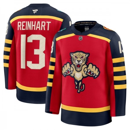 Florida Panthers Hockeydrakt 2025-26 Fanatics Premium Sam Reinhart Rød Winter Classic - Herre