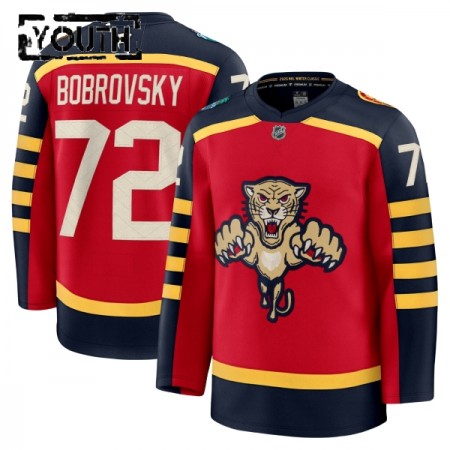 Florida Panthers Hockeydrakt 2025-26 Fanatics Premium Sergei Bobrovsky Rød Winter Classic - Barn