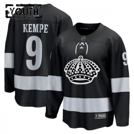 Los Angeles Kings Hockeydrakt 2025-26 Fanatics Premium Adrian Kempe Svart Tredje - Barn