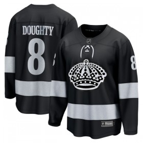 Los Angeles Kings Hockeydrakt 2025-26 Fanatics Premium Drew Doughty Svart Tredje - Herre