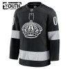 Los Angeles Kings Hockeydrakt Custom 2025-26 Fanatics Premium Svart Tredje - Barn