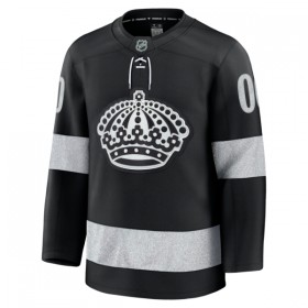 Los Angeles Kings Hockeydrakt Custom 2025-26 Fanatics Premium Svart Tredje - Herre