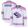 Hockeydrakt Custom Utah Hockey Club Fanatics Hockey Fights Cancer Practice Hvit - Herre