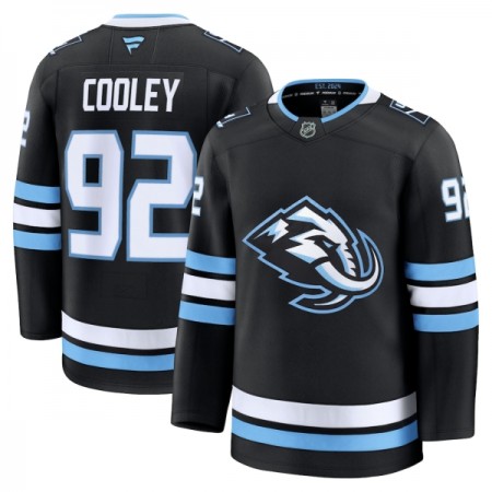 Hockeydrakt Utah Hockey Club 2025-26 Fanatics Premium Logan Cooley Svart Hjemme - Herre