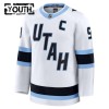 Hockeydrakt Utah Hockey Club Fanatics Premium Clayton Keller Hvit Borte - Barn